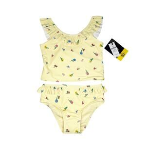 NWT Gap Two Piece Floral Print Bathing Suit Size 4T